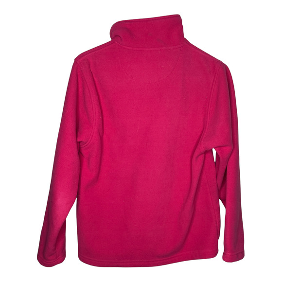 UP North Michigan Women's Pink Embroidered Full Zip Fleece Jacket Size Small - Picture 2 of 6